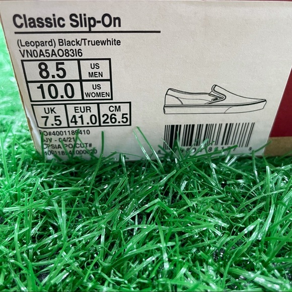 Vans Classic Slip On Leopard Print - Picture 8 of 8